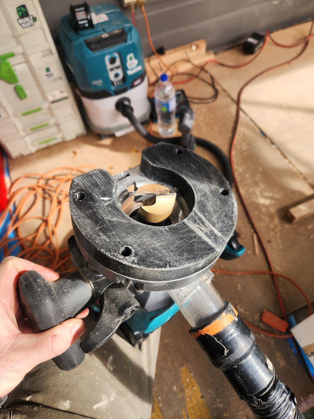 Makita 40V Router Flush & Plug Cutting Base
